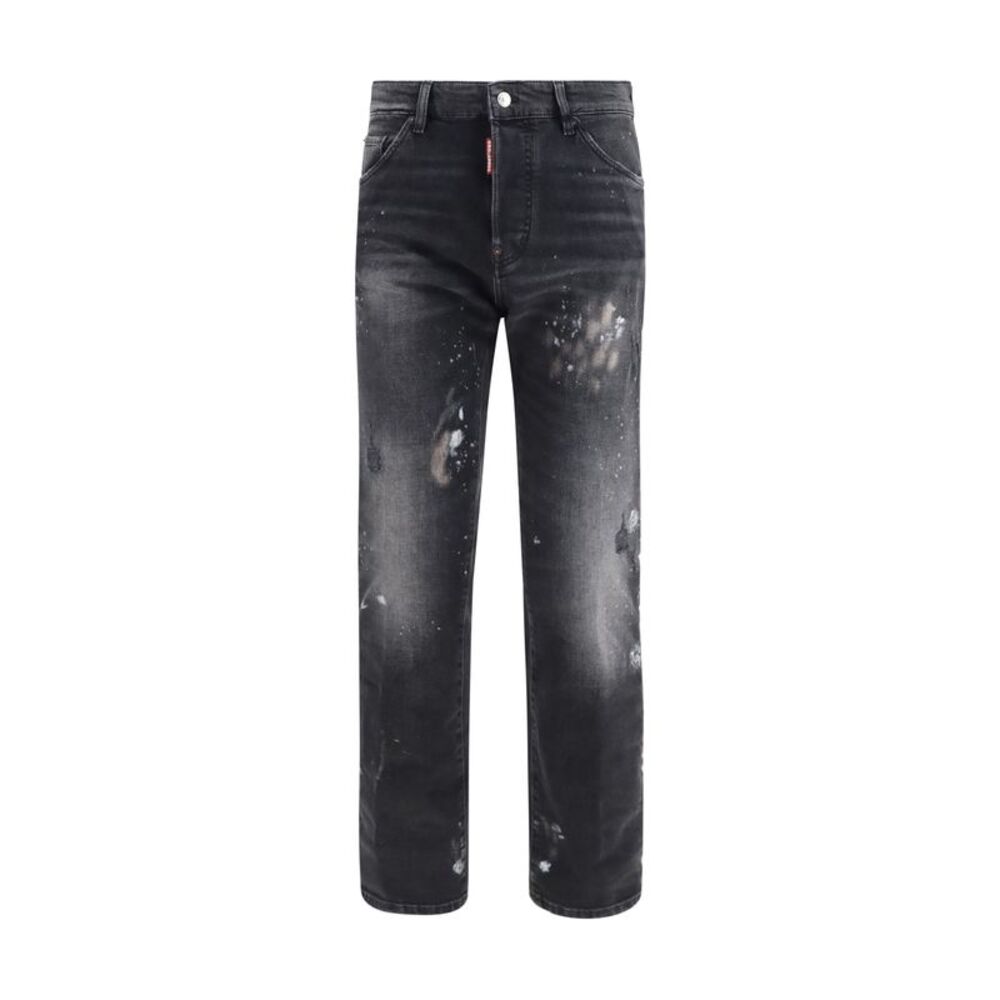 Dsquared2 Men Teddy Dark Wash Stretch Denim Jeans